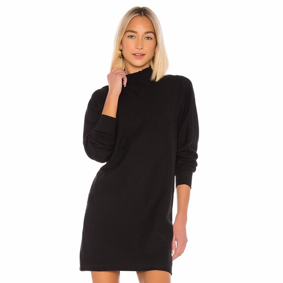 - NEW Rag & Bone Utility Turtleneck Dress Black BX6 - Picture 1 of 7